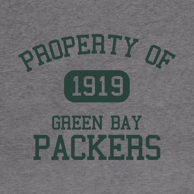 Property of Green Bay Packers by Funnyteesforme